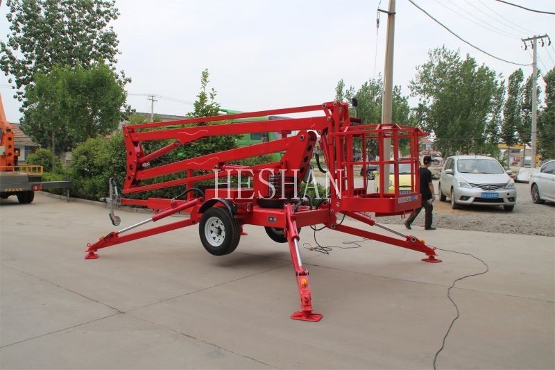 6m - 20m High Reach Articulated Boom Lift Towable Electric Aerial Work Platform