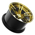 2 Piece 20x10 Inch Bmw M6 Golden Pcd 139.7mm Polishing Forged Wheels