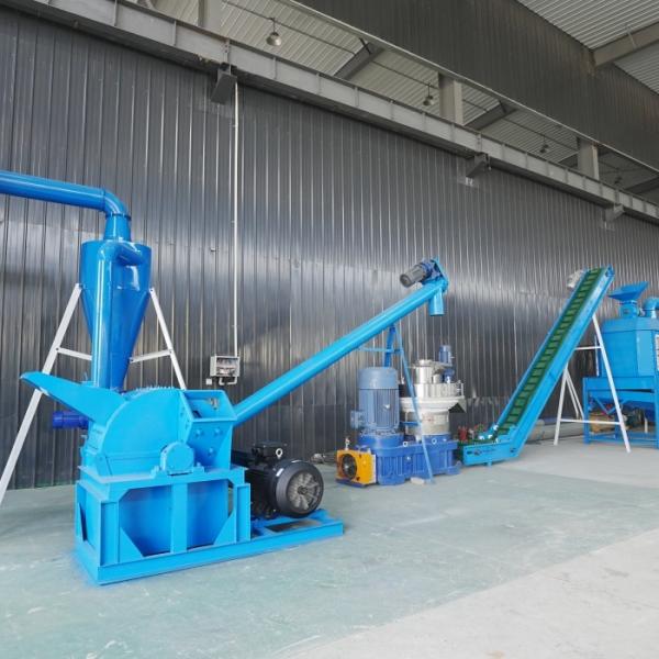 Professional Biomass Wood Sawdust Pellet Machine 60HRC