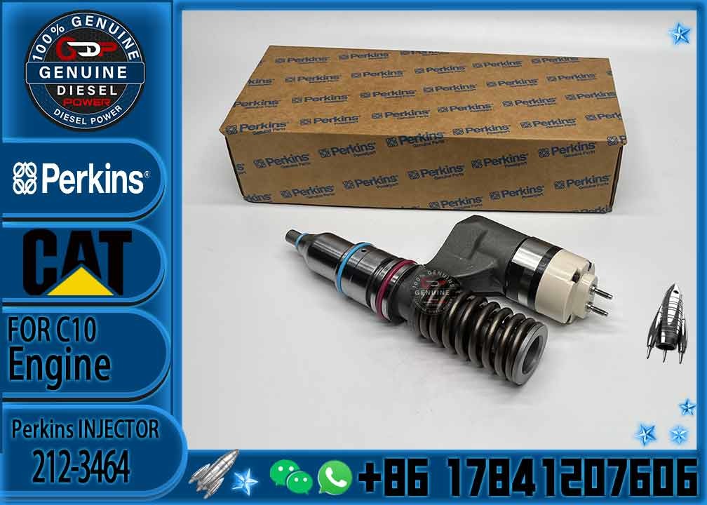 Diesel Engine Fuel Injector 212-3464 For CAT C10 C11 C12 C13 Diesel Engine 3176 3196 Excavator