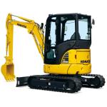 Used Komatsu Excavator PC35MR Second Hand Mini Excavator 3 Ton