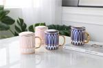 Solid Color Promotional 86mm Dia Insulated Unique Ceramic Coffee Mugs