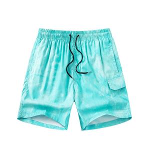 Wholesale Men's thin breathable sports shorts printed casual beach pants from china suppliers