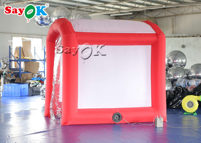 Outdoor 2x2.5x2.5mH Red Inflatable Disinfection Fogger Channel
