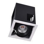 jewelry store single square COB LED grille spotlight 10W recessed led light