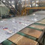 201 Stainless Steel Metal Sheet 2B NO.1 With Gold Mirror Black Hairline Burr
