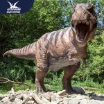 Vivid Life Size Professional Realistic Dinosaur Models For Museum Exhibits