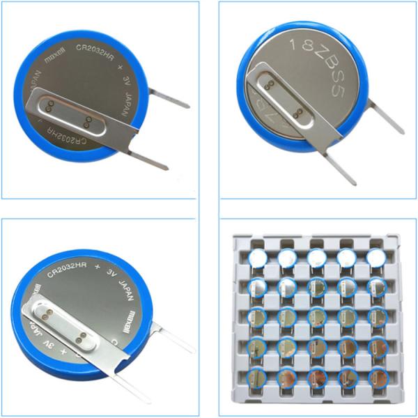 Heat Resistant Coin Lithium Ion Battery Manganese Dioxide Batteries Industrial CR2032HR