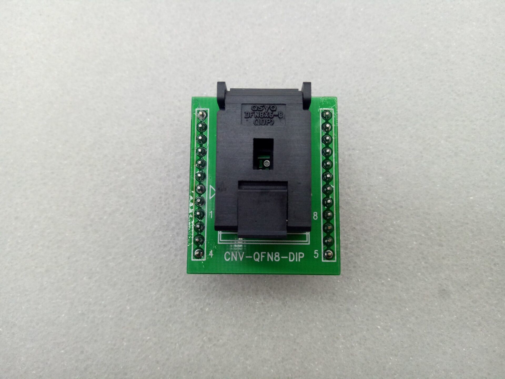 QFN8 TO DIP8 CNV-QFN8-DIP programmer adapter sockets with DFN8 MLF8 size 8*6mm