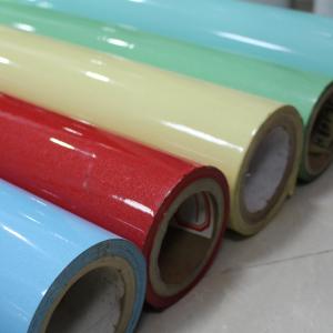 Wholesale Anti Scratch PVC Glossy Film Solid Color PVC Decor Film For Membrane Press from china suppliers