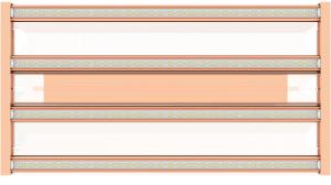 Wholesale 520W - 1400W Horticulture LED Grow Light Champagne Gold FULTON / IP67 Driver from china suppliers