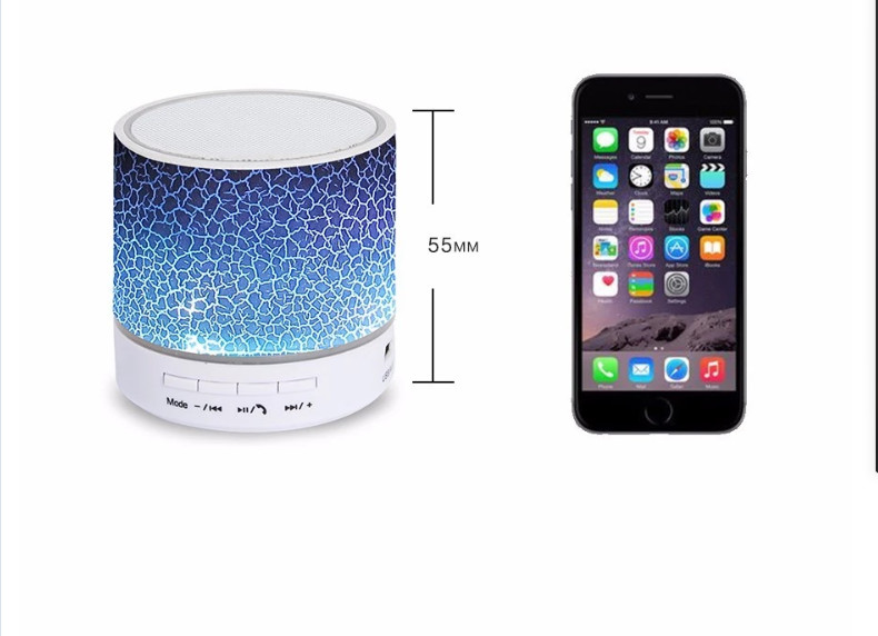 2018 trending products Mini Bluetooth portable gadgets ibastek Speaker with LED Light