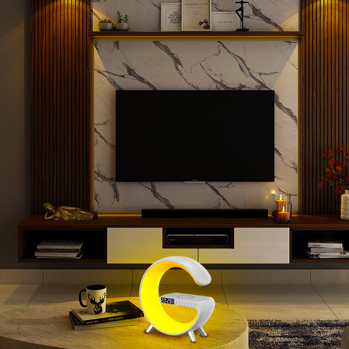 ABS RGB G Smart Light Sound Machine Multifunctional App Music G Speaker Lamp