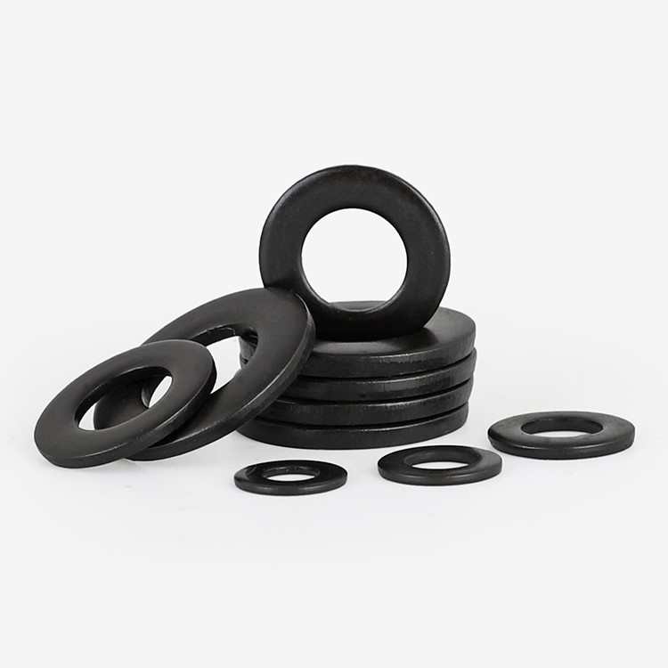 Black Oxide Steel Metal DIN125 Flat Washer For Making Machine For Production Process