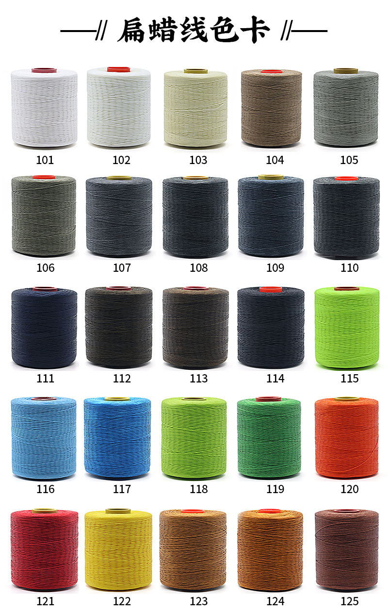 High Tenacity Waxed Thread 0.8mm for Leather Crafting 400G Weight Strong and Durable