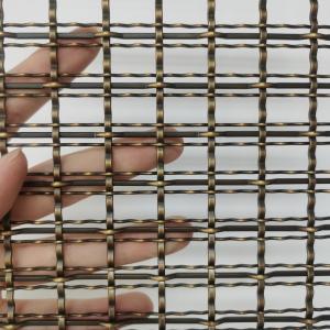 Wholesale Corrosion Resistant Bronze Stainless Steel Woven Wire Mesh For Cabinetry from china suppliers