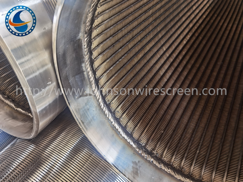SS 304L 16" 1.0mm Slot Wedge Wire Screen Pipe For 300m Depth Wells