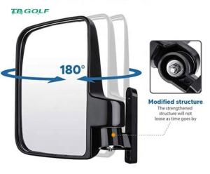 Wholesale sightseeing Golf Cart Side Mirrors High definition vision CE certificate from china suppliers