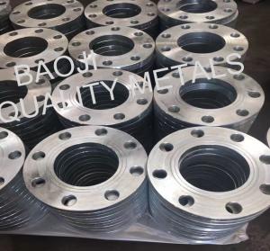 Wholesale Flat Welding Titanium Weld Neck Flange DIN2573 Gr2 Gr5 For Power Stations from china suppliers