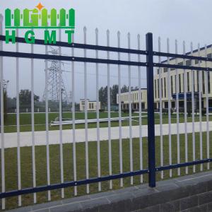 Wholesale 2.5m Powder Coated Tubular Fencing Home Garden Black Top Sharp from china suppliers