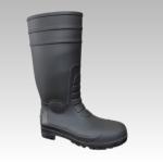 Oil Proofing Safety Rain Boots Black Women'S Steel Toe Rubber Boots