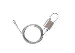 Silver Cable Looping Gripper , Nickel Plated / Natural Anodized Grip Lock Cable