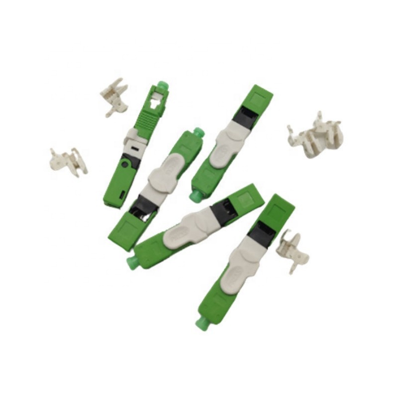 FTTH Optica Assembly Connector SC APC/UPC Quick Connector with Waterproof Fiber Optic