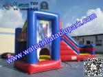 Red Blue Commercial Outdoor Inflatable Spiderman Jumper Combo Durable