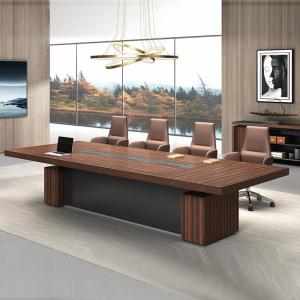 Wholesale Rectangle Conference Room Table Wood Brown Meeting Boardroom Table from china suppliers