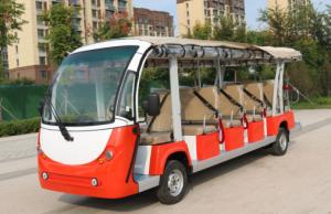 Wholesale Electric Sightseeing Bus 8 11 17 Seat Mini Bus Lead Acid Battery 7.5Kw Ac Motor from china suppliers
