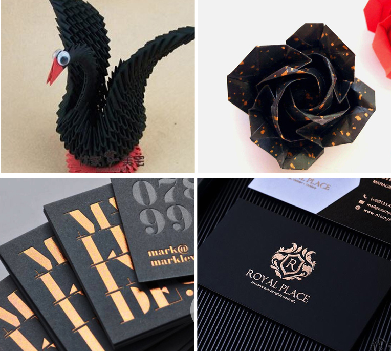 2 Side Solid Black 2.6mm 3.0mm Black Chipboard Paper Sheet For Gift Boxes Making 