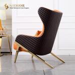 ODM Stain Resistant Modern Leisure Chair PU Leather for Living Room