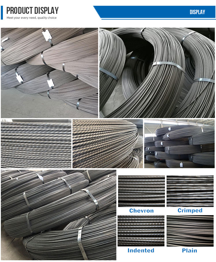 19 Strand Spiral Steel Wire Dia 5mm-10mm For Grade 1008 45 60 70 80 65Mn 82B