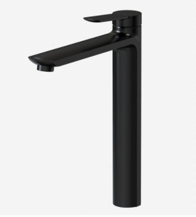Classic High Bathroom Black Basin Mixer Tap Matt Brass Mixer Tap for Bathroom Single Lever Sink Mixer Tap Black