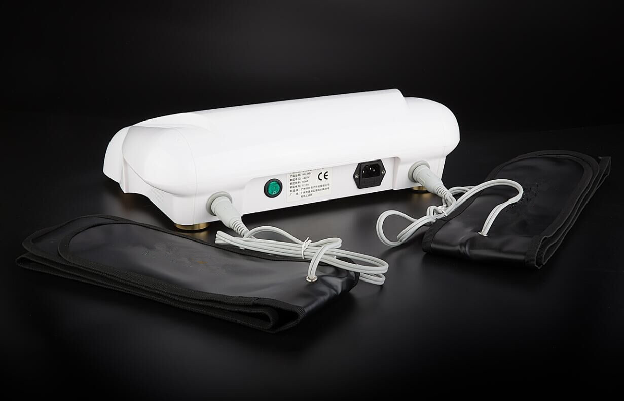 Home Use Dual Detox Foot Spa with Massage Belts and Pads Carrying Aluminium Case 20V 6A