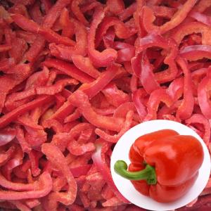 Wholesale 1×10 kgs/carton Delicious IQF Frozen Food For Red Pepper Strips from china suppliers