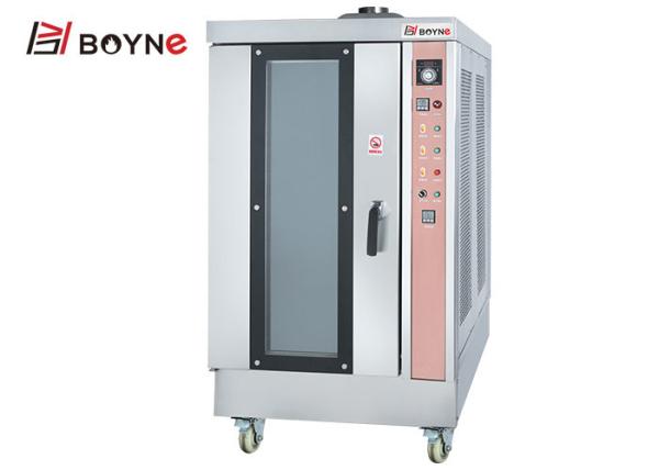 Gas Type Ten Trays Convection Oven Stainless Steel Baking Oven Use For Bakery
