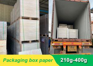 Wholesale White Wood Pulp Jewellery Box Cardboard , One Side Coated Gift Box Paper from china suppliers