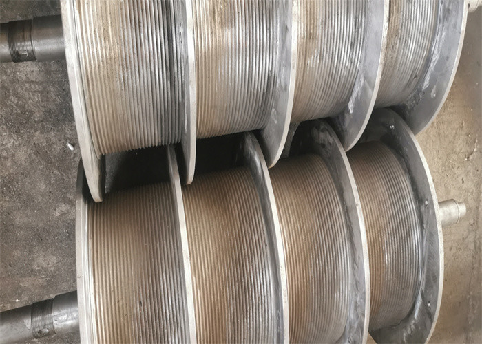 Slowly Speed Grooved Winch Drum For Manned Elevator Carry People For Window Cleaner