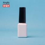 Transparent 6ml Nail Polish Bottle Gel Polish Square Bottle With Plastic Cap And