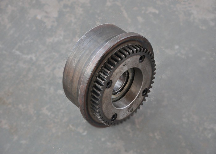 Whosesale factory price crane parts forged railway wheel with shaft