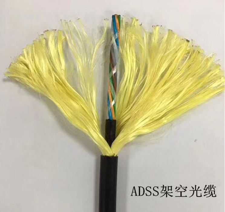 G652d Cable ADSS 72 Core Fiber Optic Cable Double Jacket
