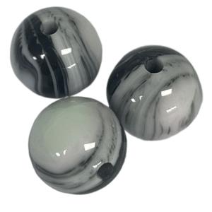 Wholesale One Hole Fancy Resin Bead Buttons Marble Effect 10mm Round for Garment from china suppliers