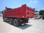 Used Dump Trucks 6×4 Drive Mode Flat Cabin EURO II Emission Standard 6 Cylinders