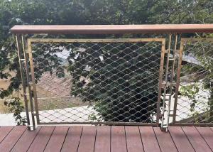 Wholesale 2.0mm 7*7 Wire Rope Mesh Anti Drop Steel Cable Netting PVC Coated from china suppliers
