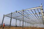High Strength Steel Frame Storage Buildings / Prefab Metal Warehouse Building
