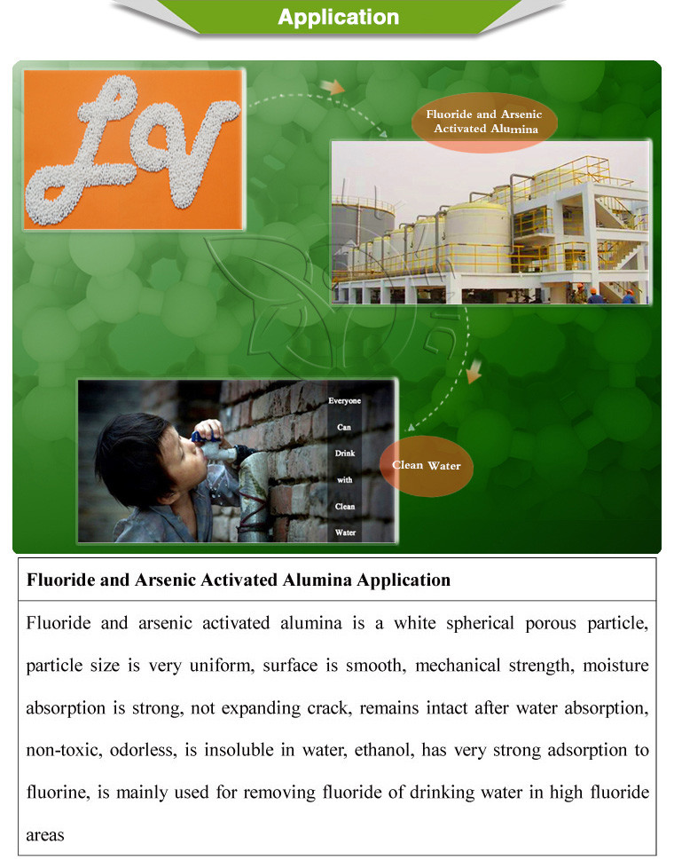 White Activated Alumina Balls For Fluorine Removal Agent High Water Absorption