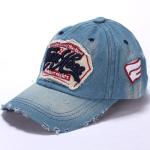 Applique worn out Cow Boy Jeans Styles Unisex Baseball Caps For Summer Children