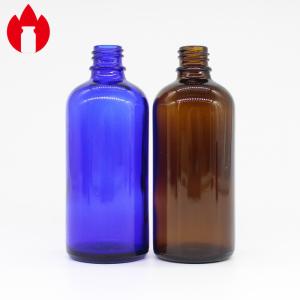 Wholesale 100ml Amber Or Blue Screw Top Vials Glass Essential Oil Bottles from china suppliers