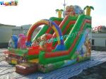 Childrens Cute Commercial Inflatable Slide , Small Inflatable Dry Slide Slip